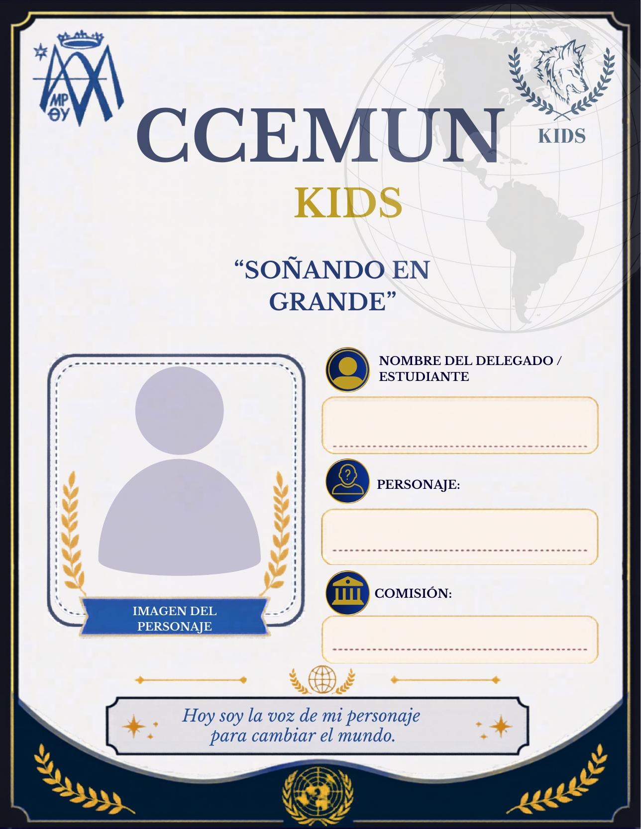 Primera página del portafolio Kids